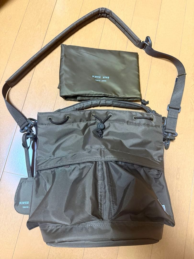 PORTER × HYKE FW25 ツールバッグ ブラウン