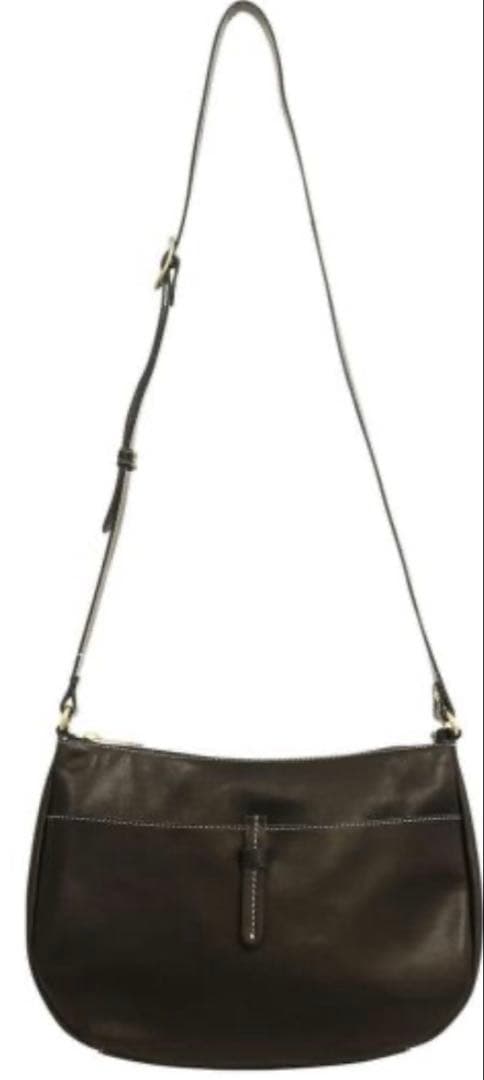 新品未使用kissora黒いレザーショルダーバッグ