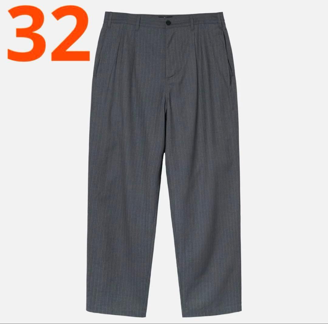 パンツ Stussy STRIPED VOLUME PLEATED TROUSER 32