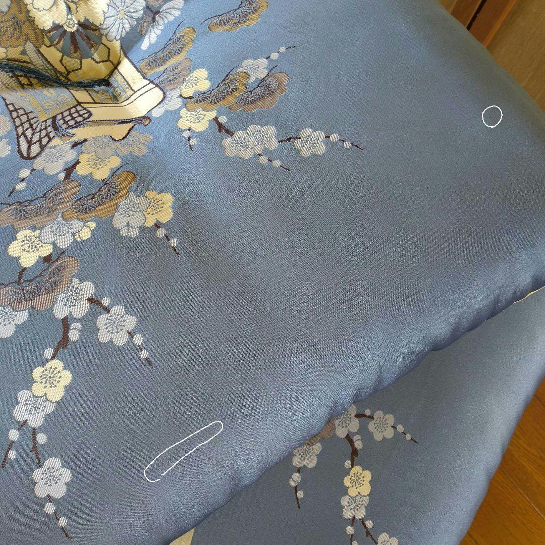 婚礼 座布団 御所車柄 未使用 房付き 5枚セット