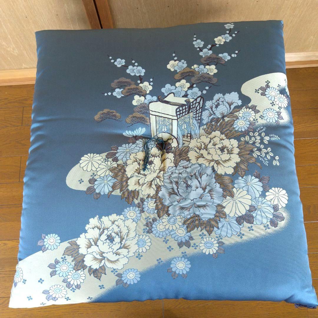 婚礼 座布団 御所車柄 未使用 房付き 5枚セット