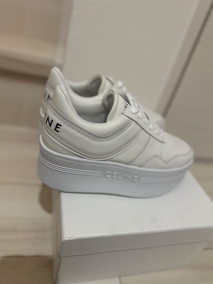 来週まで！CELINEブロックスニーカーウェッジアウトソール36