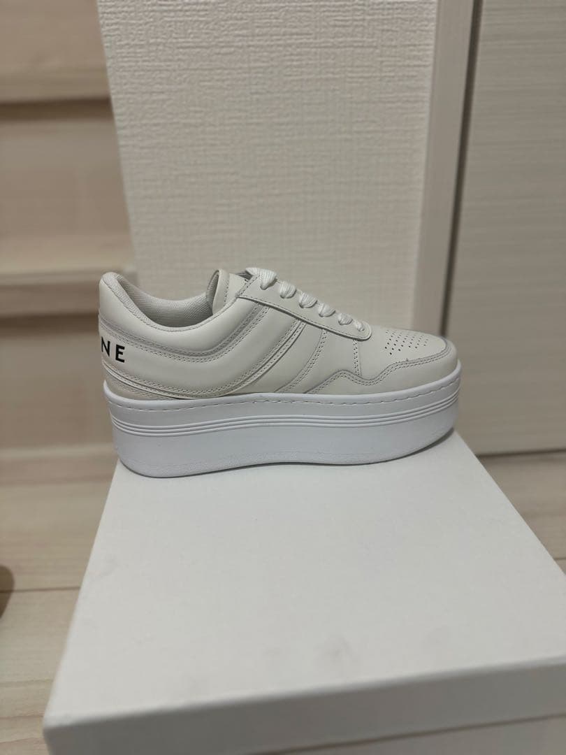 来週まで！CELINEブロックスニーカーウェッジアウトソール36