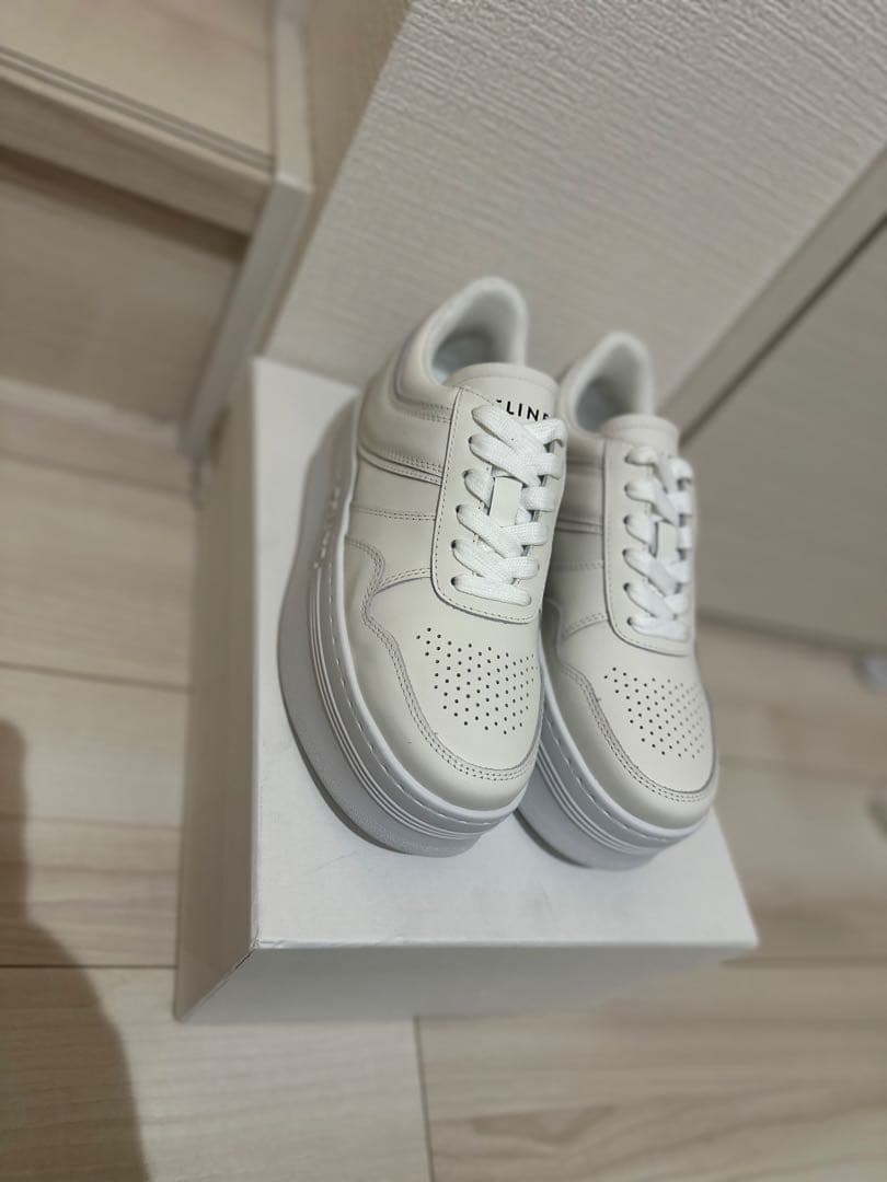 来週まで！CELINEブロックスニーカーウェッジアウトソール36