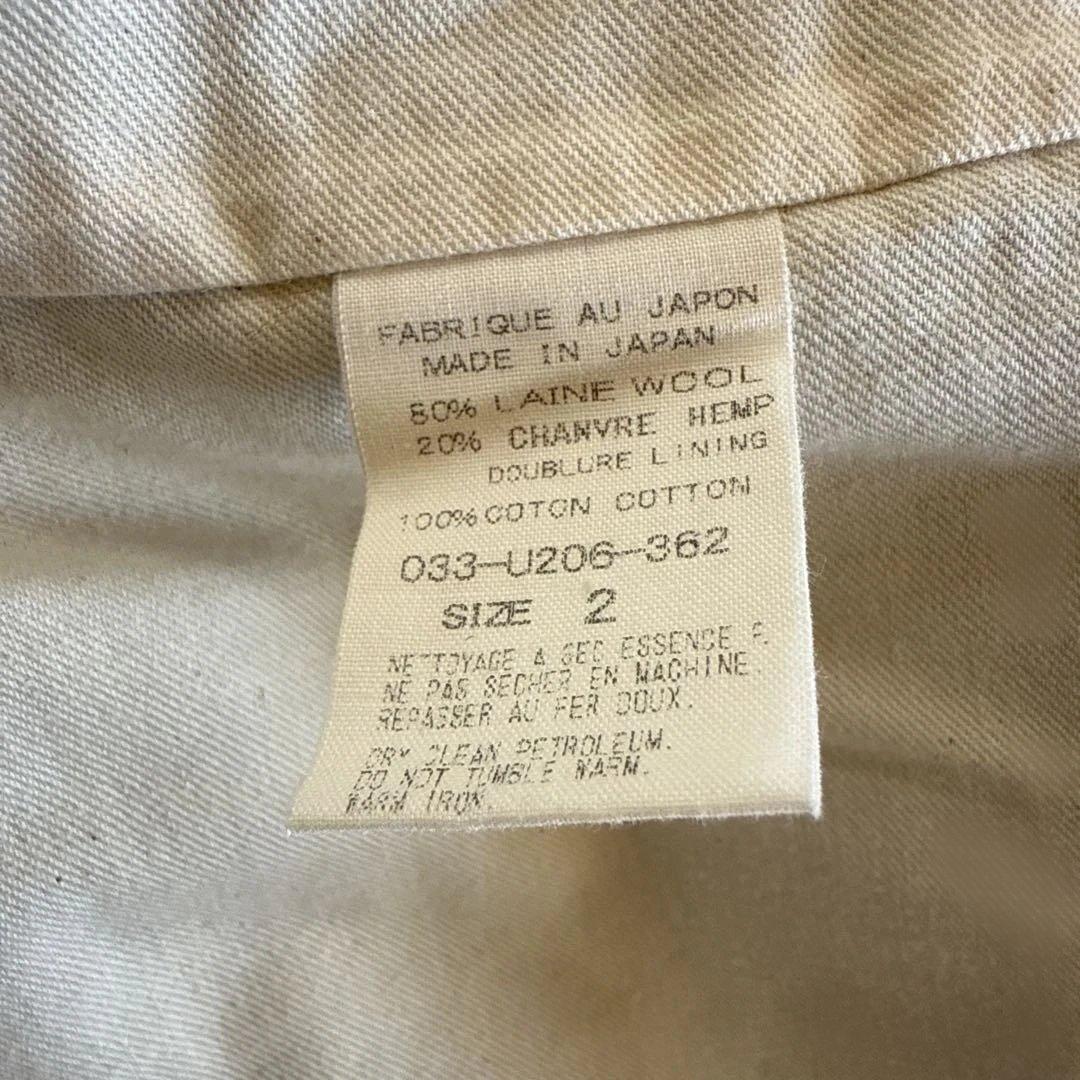 ARTS&SCIENCE アーツアンドサイエンス　ウールリネンベスト　サイズ2