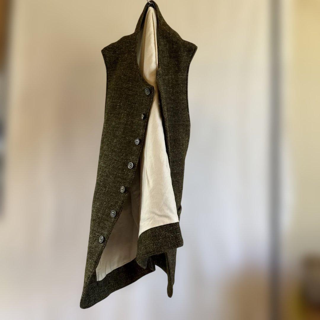 ARTS&SCIENCE アーツアンドサイエンス　ウールリネンベスト　サイズ2