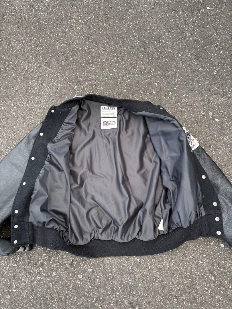 usa製 80s DeLONG Raiders スタジャン レイダース