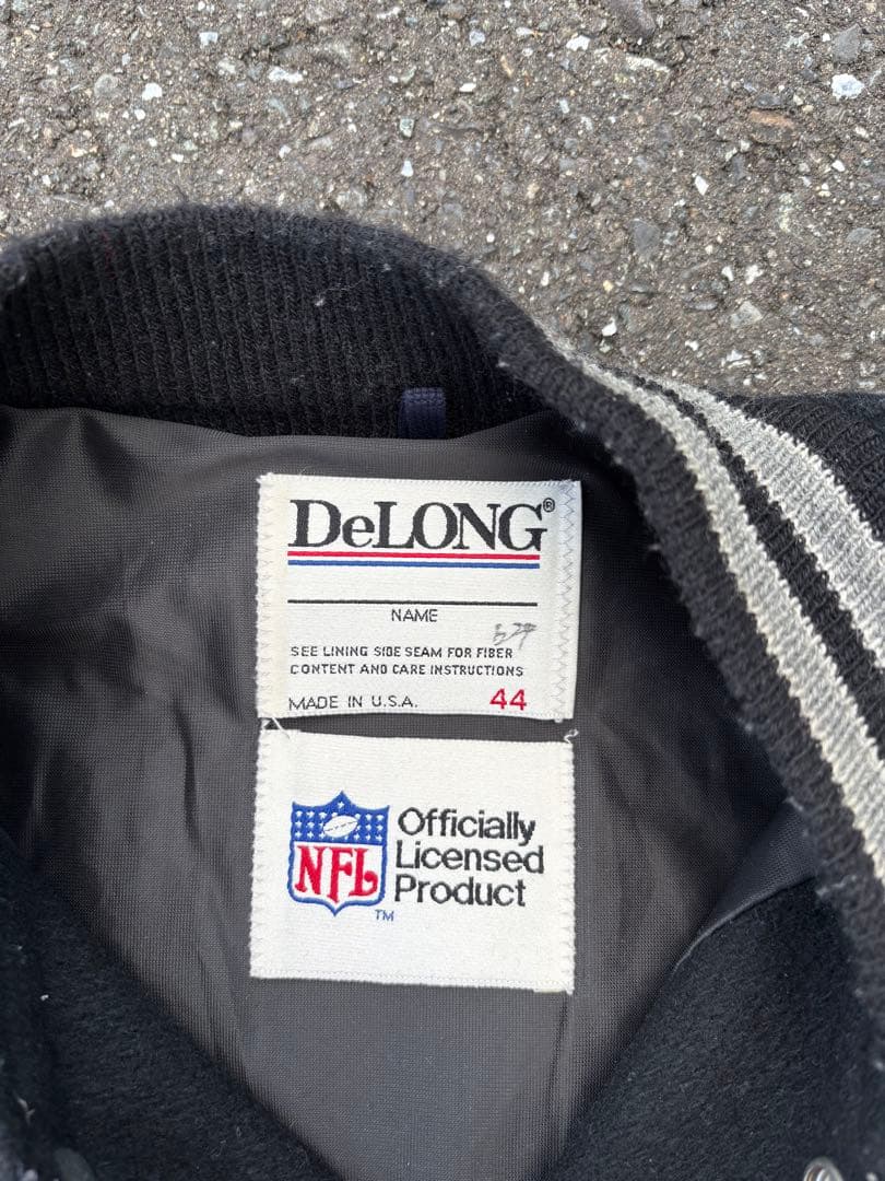 usa製 80s DeLONG Raiders スタジャン レイダース