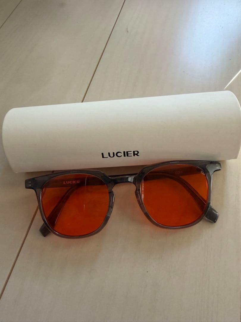 LUCIER オレンジレンズ サングラス