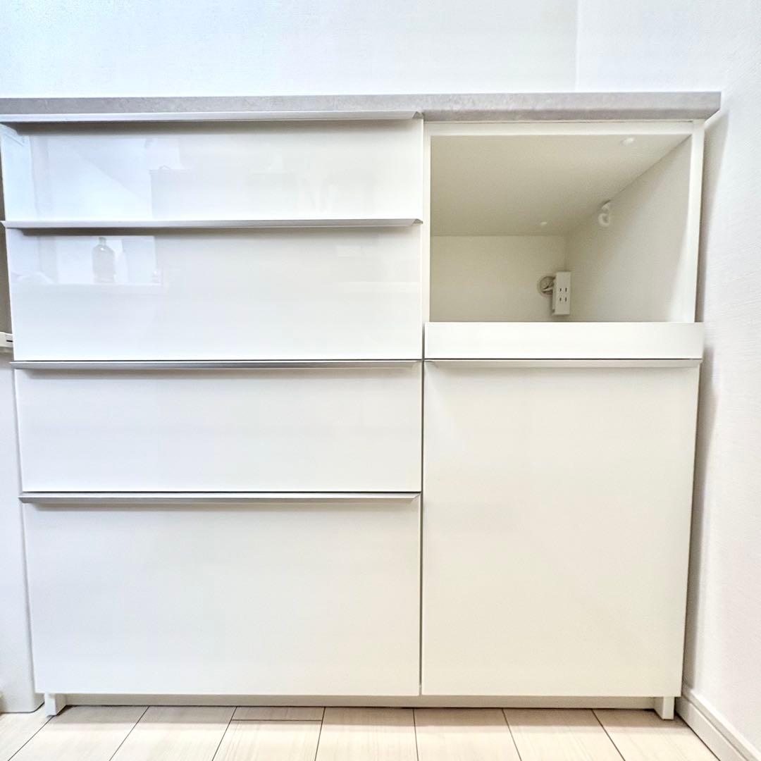 【1/20発送】パモウナ　ECA-S1400R下台　キッチンカウンター オープン