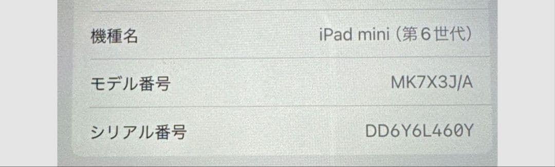 iPad mimi 第6世代 パープル 256G WiFiモデル