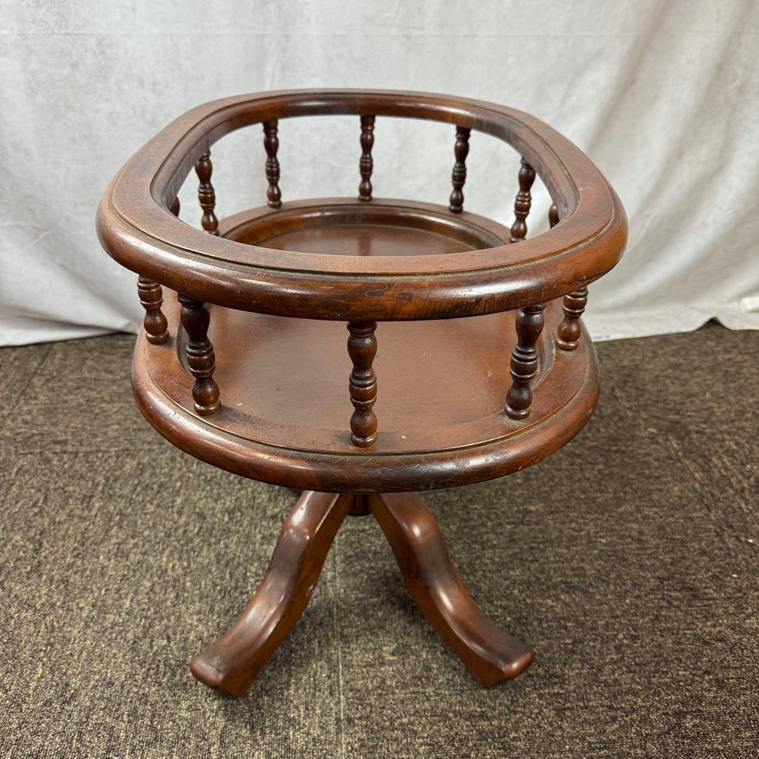 木製花台 アンティーク家具 アンティーク置物 花台 飾り台 オブジェ レトロ