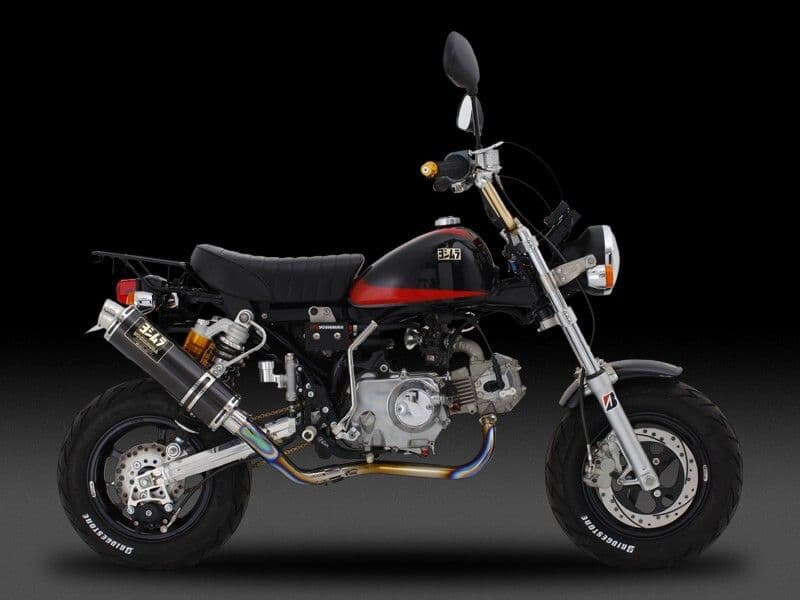 ヨシムラ｜チタン サイクロン│モンキー (74-06)│カーボンカバー｜マフラー