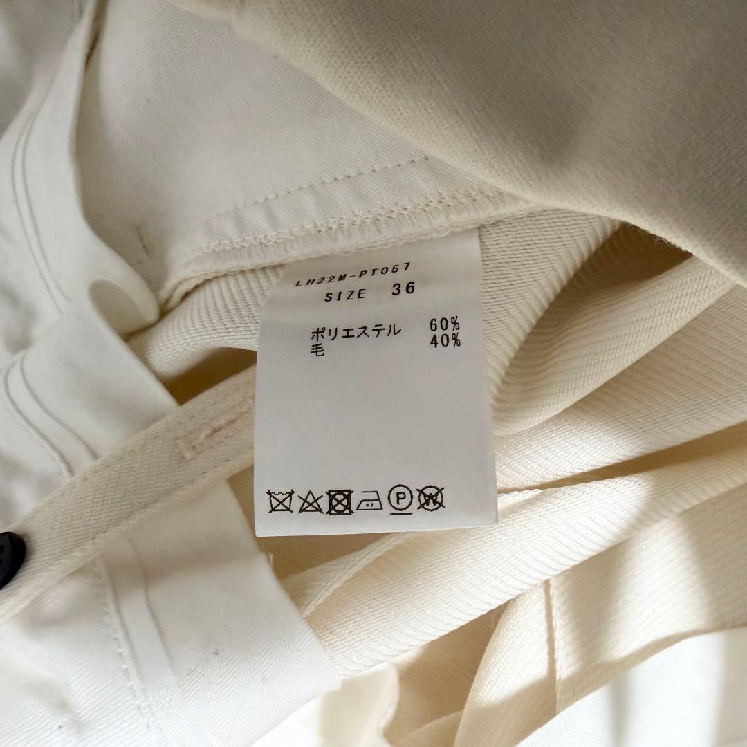 LOHEN サスペンダーパンツ ホワイト