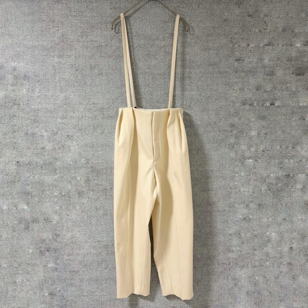 LOHEN サスペンダーパンツ ホワイト