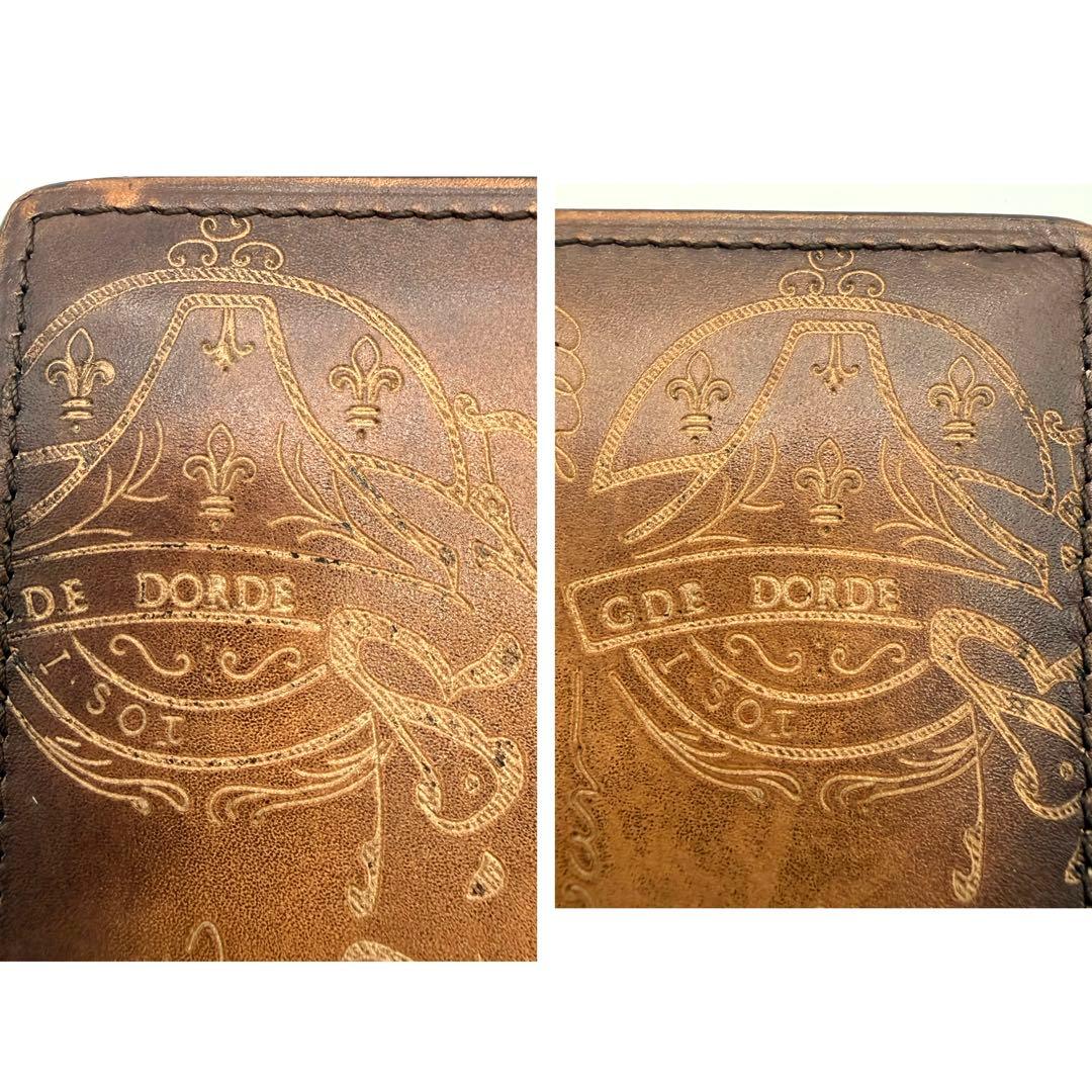 ベルルッティ サンタル カリグラフィ スクリット レザー 長財布 二つ折り 本革