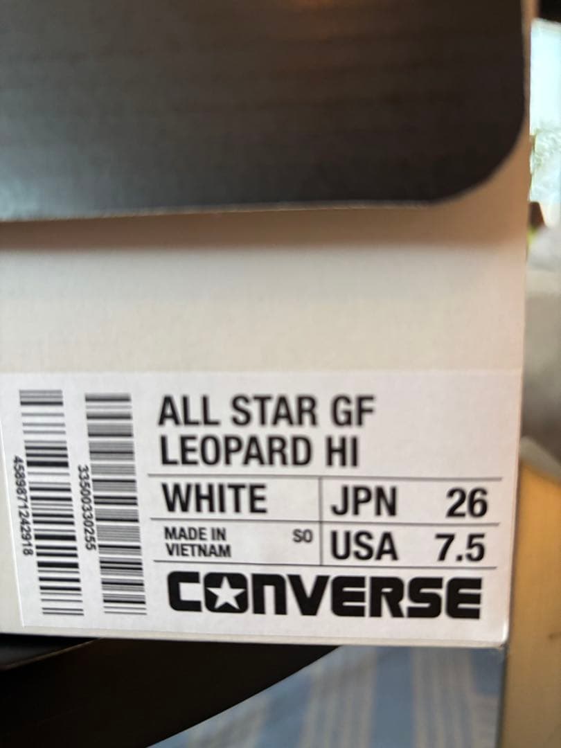 ANConverse CT HD ヒョウ柄 ハイカットスニーカー