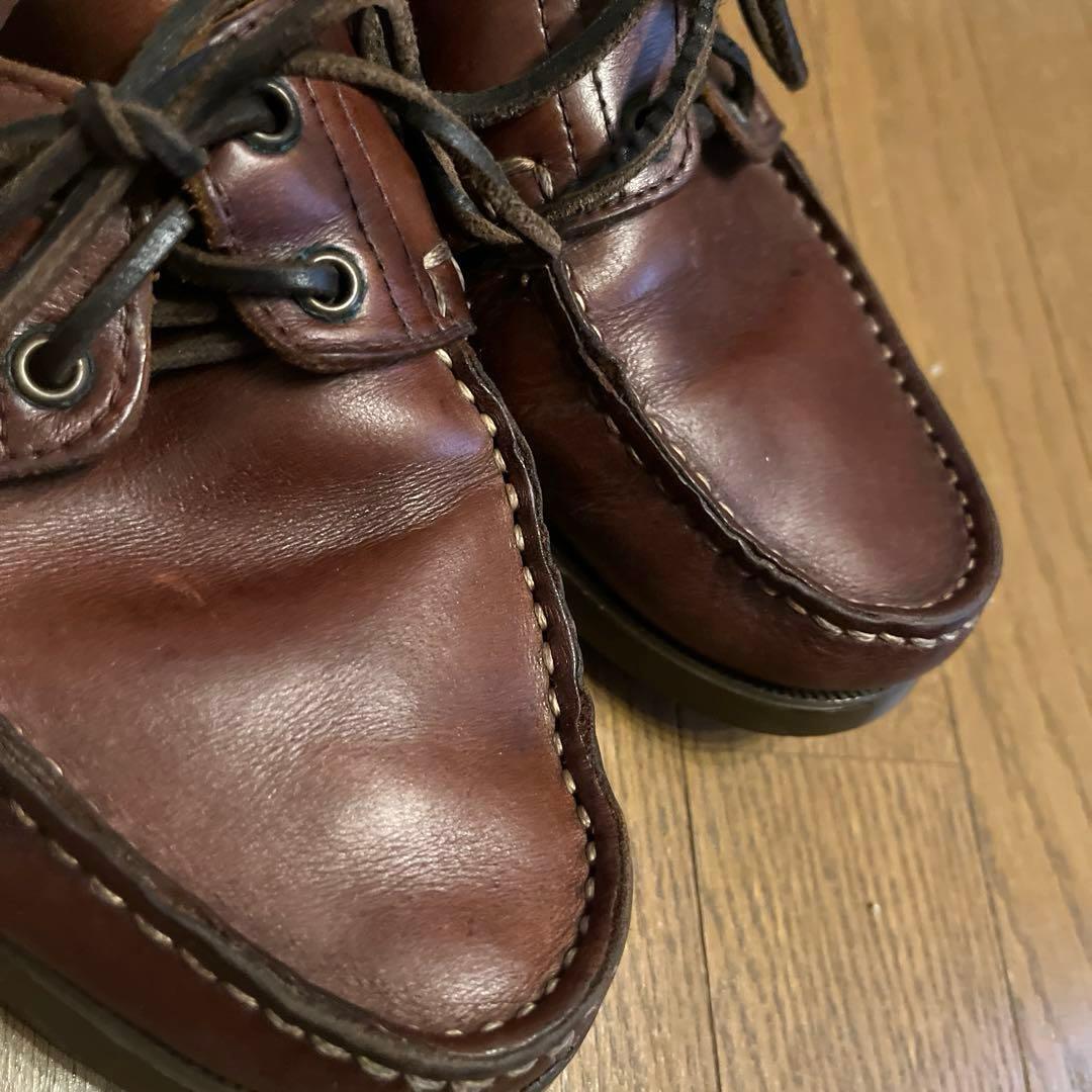 【美品】パラブーツ デッキシューズ『バース』サイズ8ブラウン