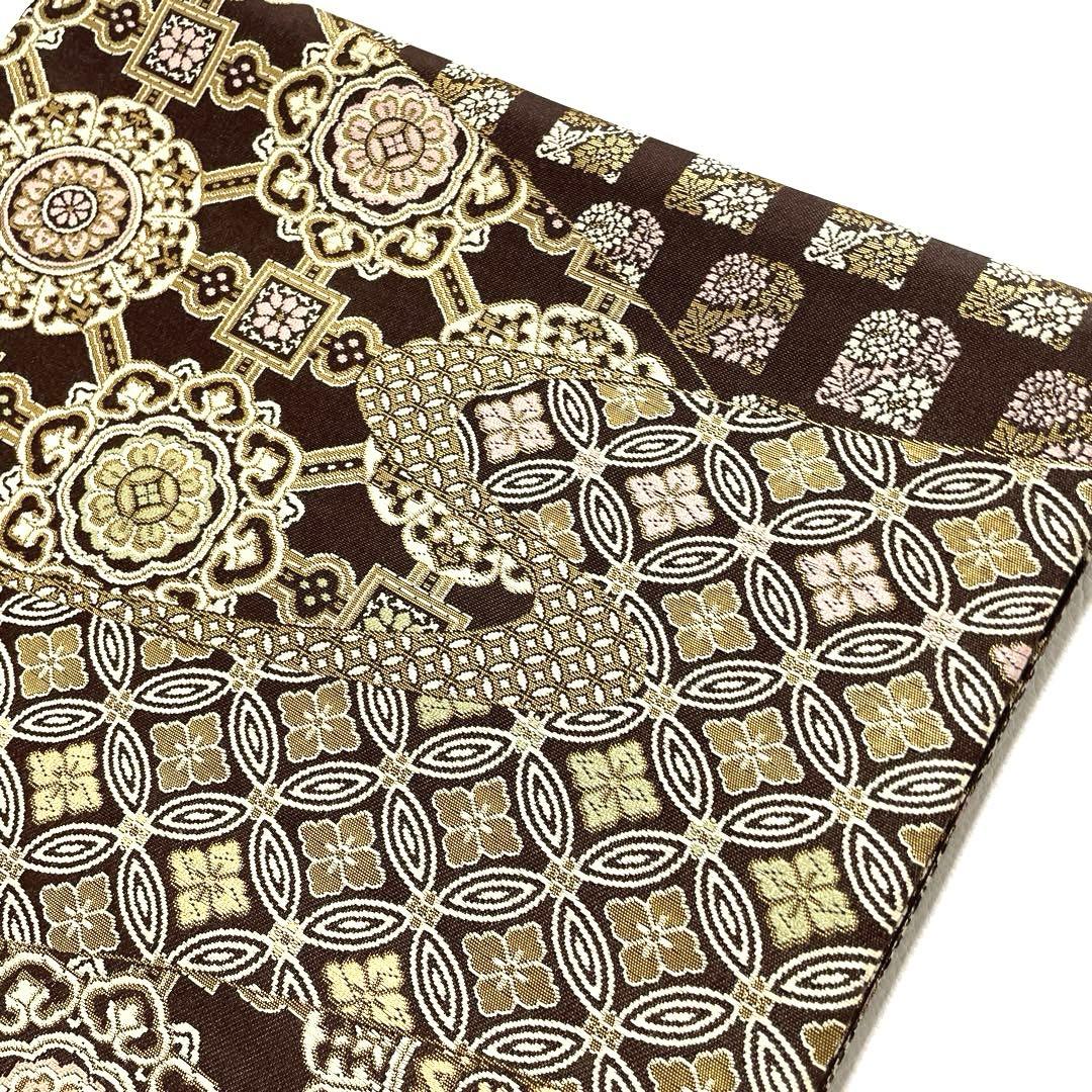 専用帯5001 ●陰山織物謹製 箔屋清兵衛 高級 正絹 錦織 袋帯 花文 華文