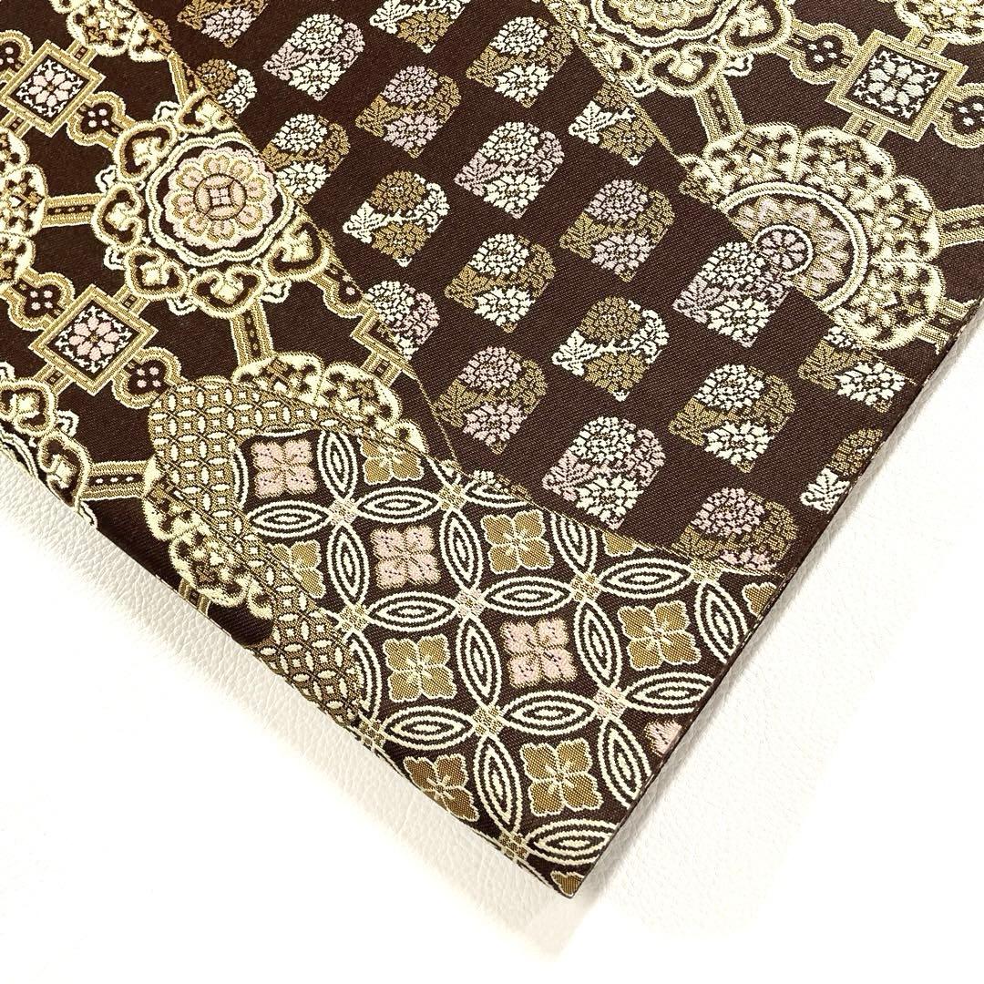 専用帯5001 ●陰山織物謹製 箔屋清兵衛 高級 正絹 錦織 袋帯 花文 華文