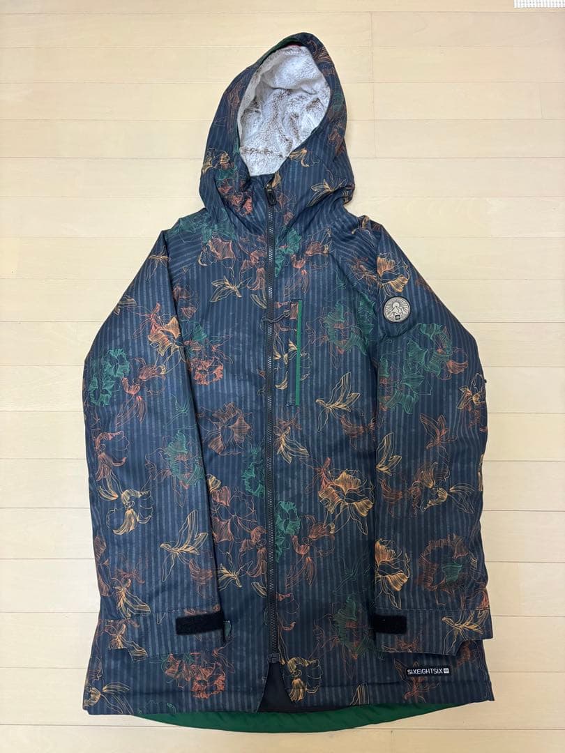 花柄防水スノーボードウェア（女性用）