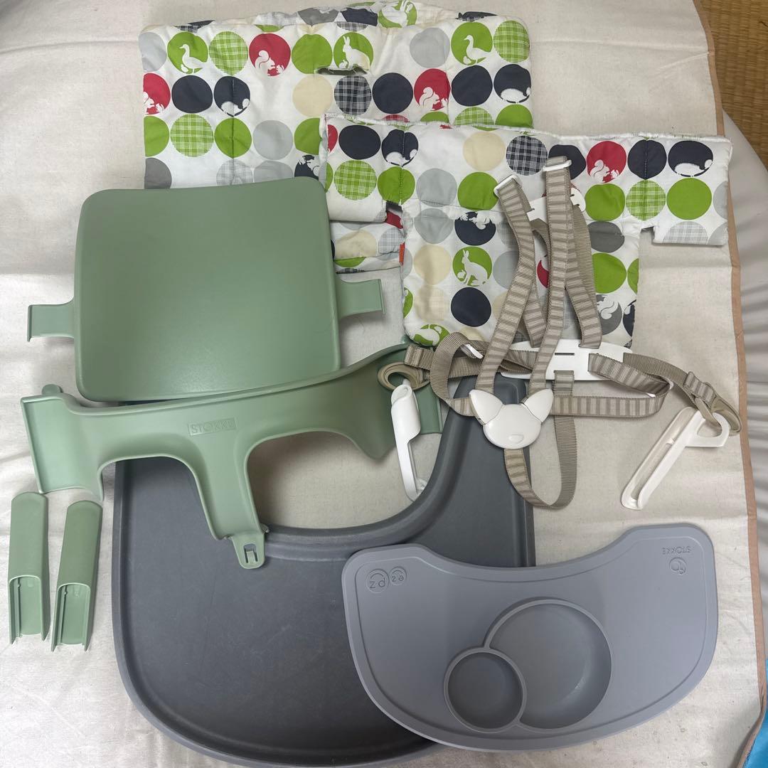 STOKKE トリップトラップ　トレイ、ベビーセット、ハーネス