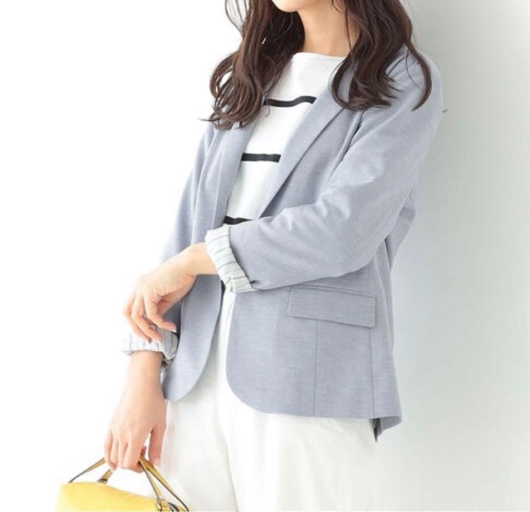 デミルクスビームス シャークスキンジャケット スーツセットアップ スカート