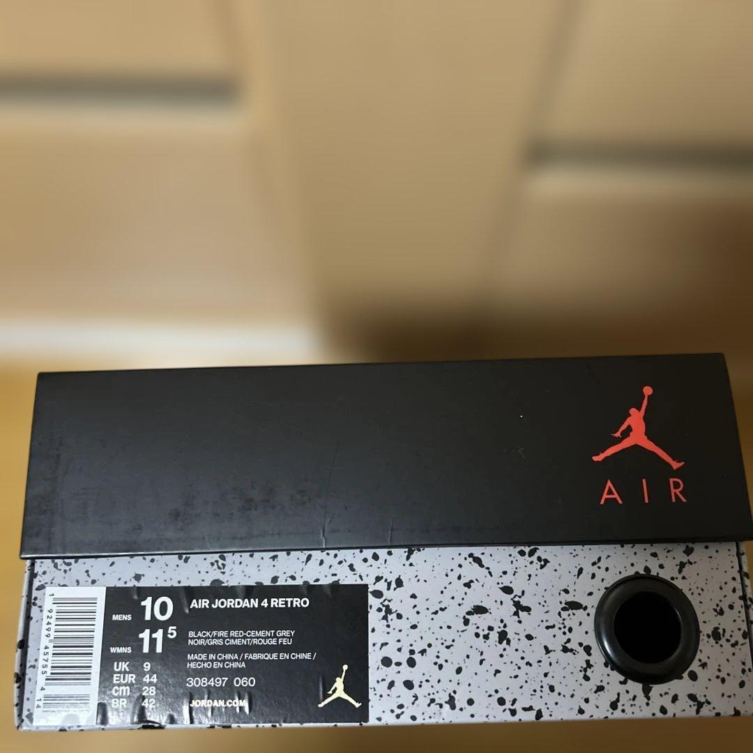 NIKE AIRJORDAN4 RETRO BRED 2019 28センチ