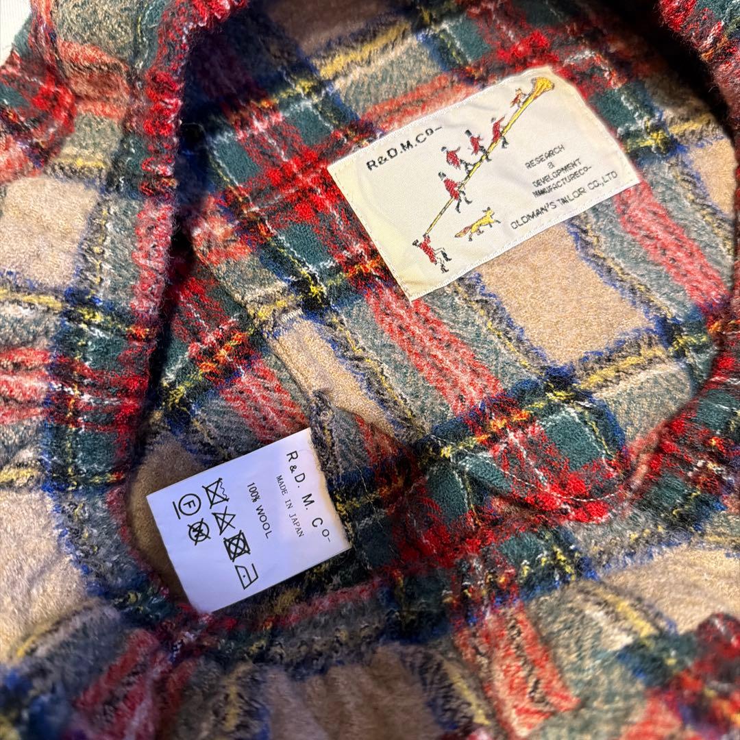 パンツ R&D.M.Co- WOOL TARTAN CHECK GUM PANTS
