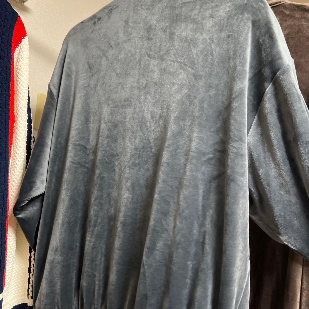 adidas ベロアジャージ Lサイズ ブラウン/グレー　2着セット