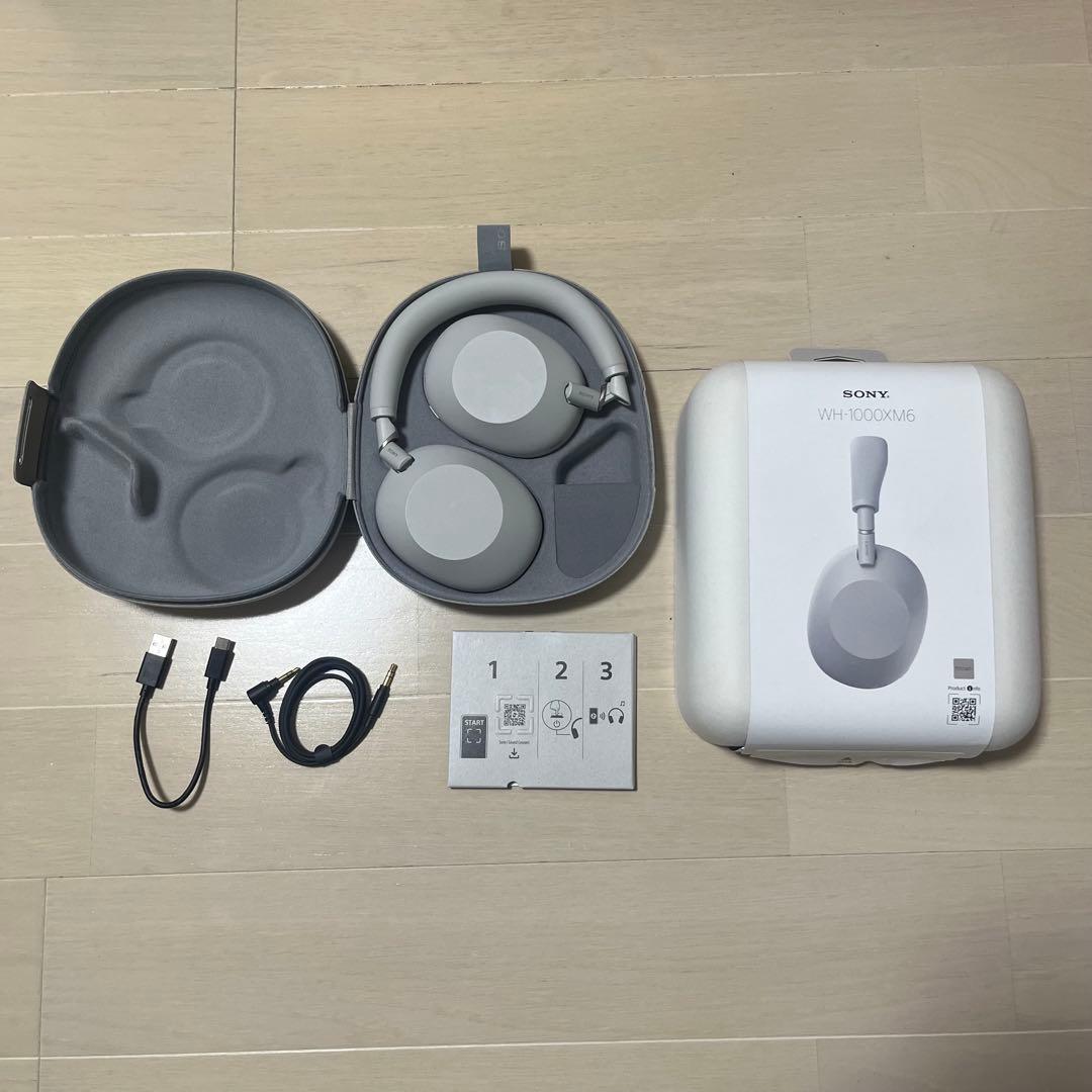 SONY WH-1000XM6 ワイヤレスヘッドホン グレー