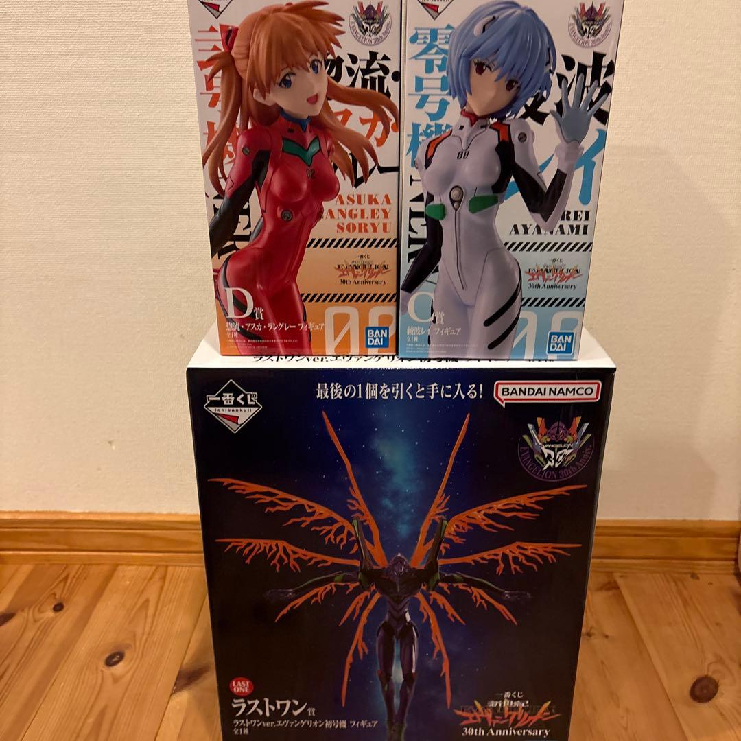 エヴァンゲリオン 一番くじ ラストワン D賞 Ｃ賞 レイ アスカ セット