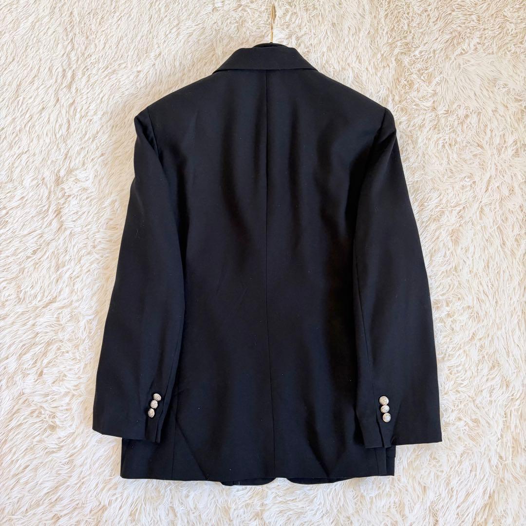 ローレンラルフローレン ブレザー 黒 銀ボタン エンブレム シングル 12