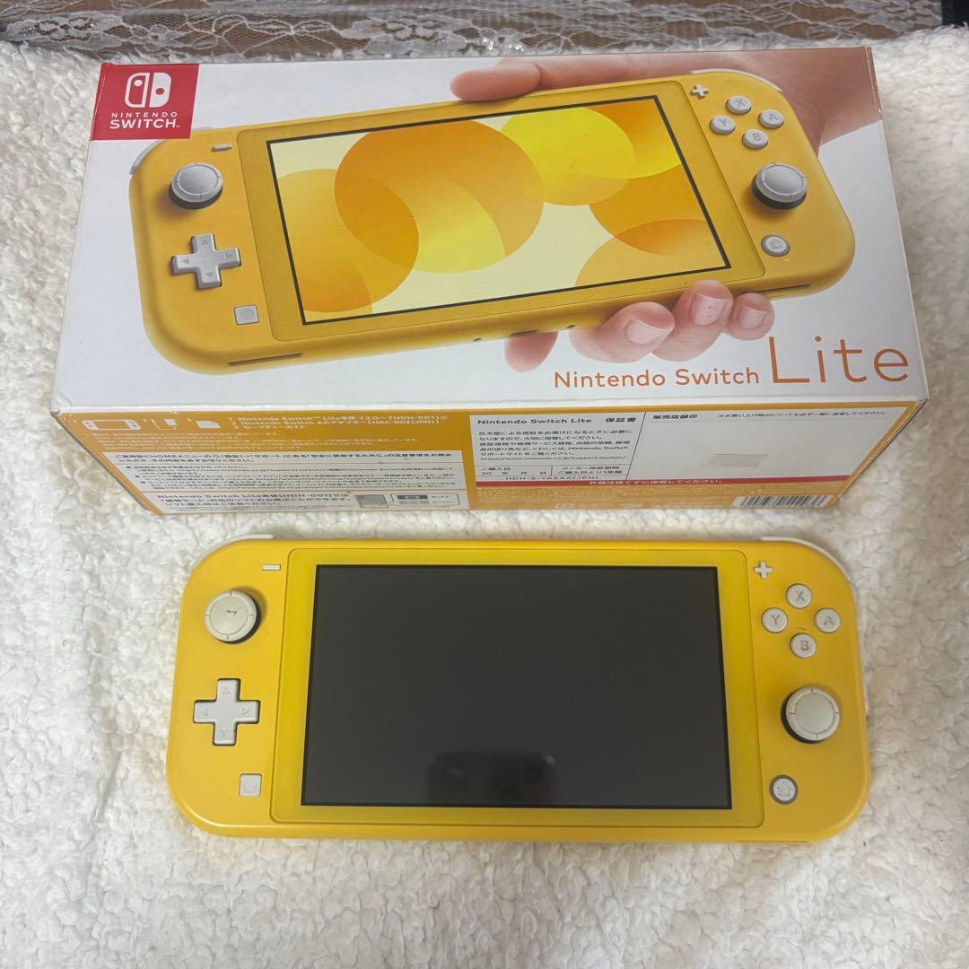 Nintendo Switch Lite イエロー 本体 動作確認済み