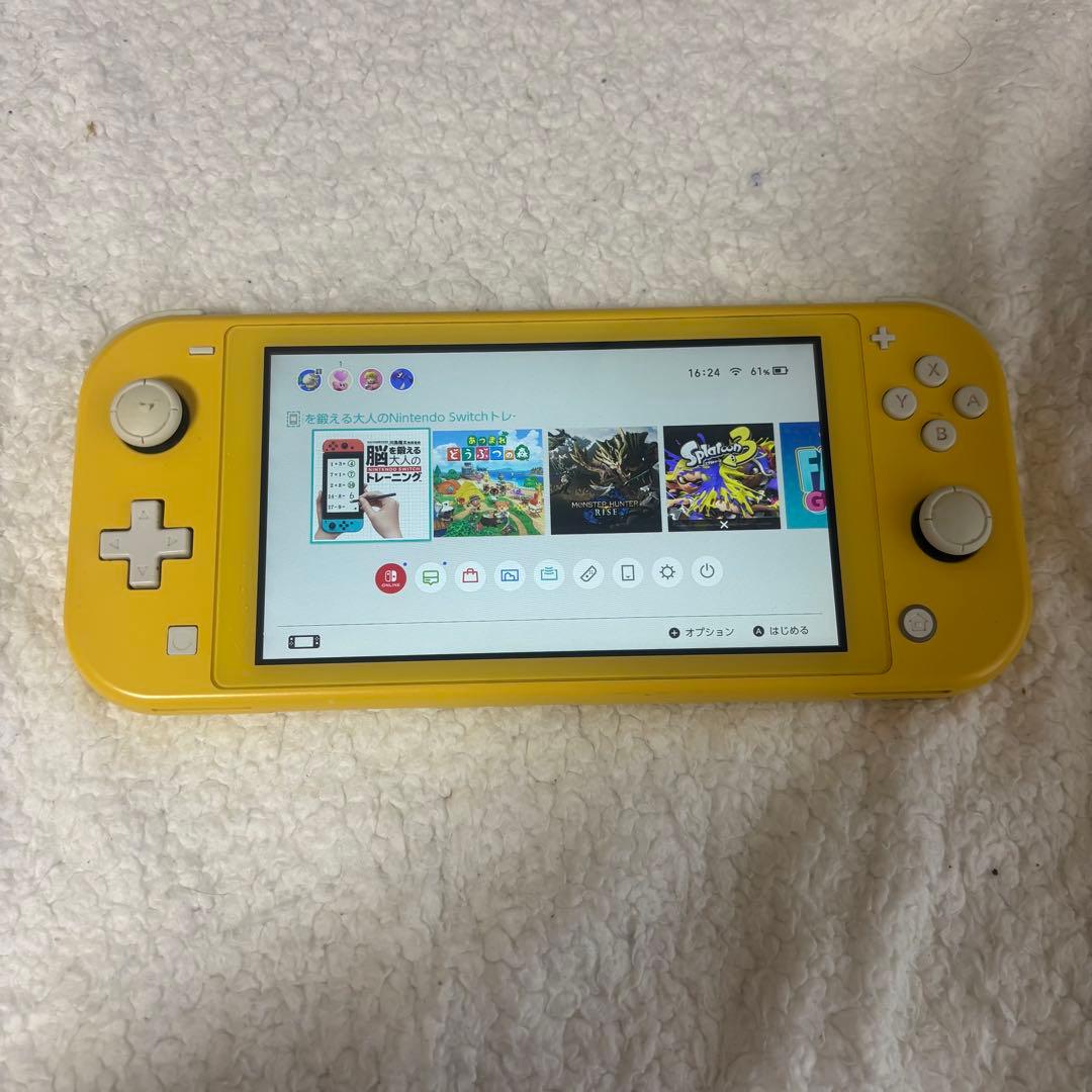 Nintendo Switch Lite イエロー 本体 動作確認済み