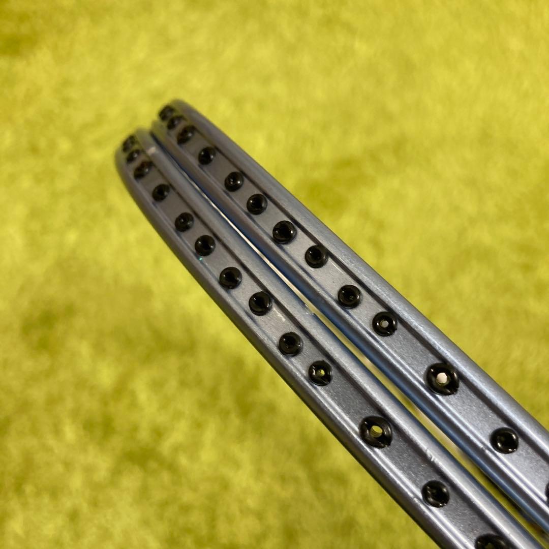 【良品】YONEX ナノレイ750 4U クリスタルブルー【2本まとめ売り】