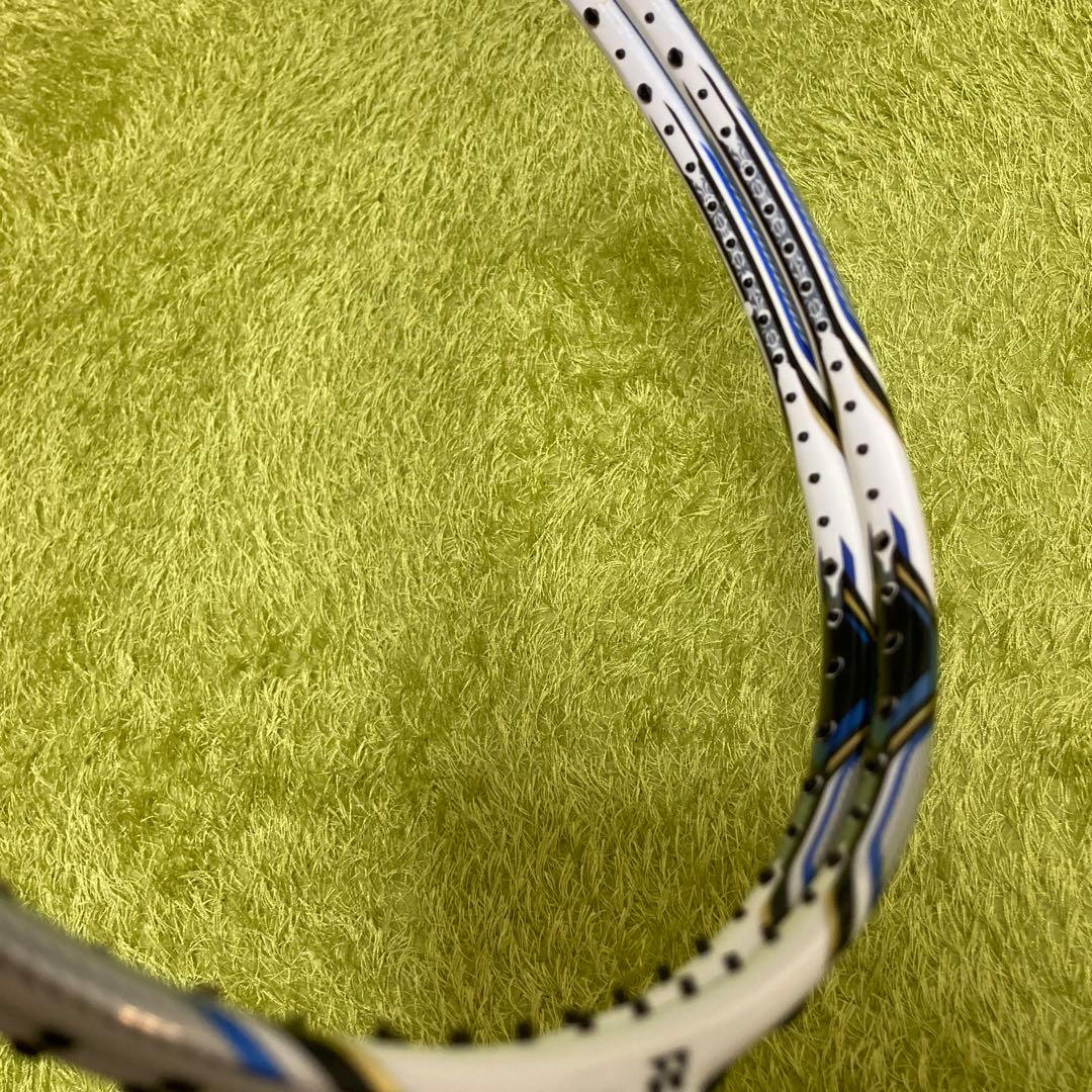 【良品】YONEX ナノレイ750 4U クリスタルブルー【2本まとめ売り】