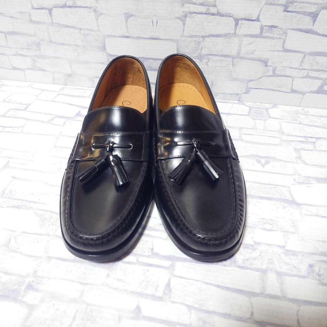 【試し履き程度】COLE HAAN タッセルローファー 黒 25cm ピンチ