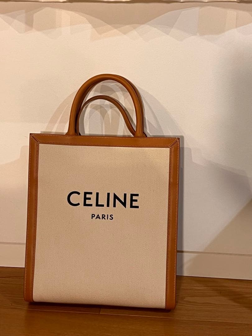 CELINE トートバッグ ベージュ/ブラウン
