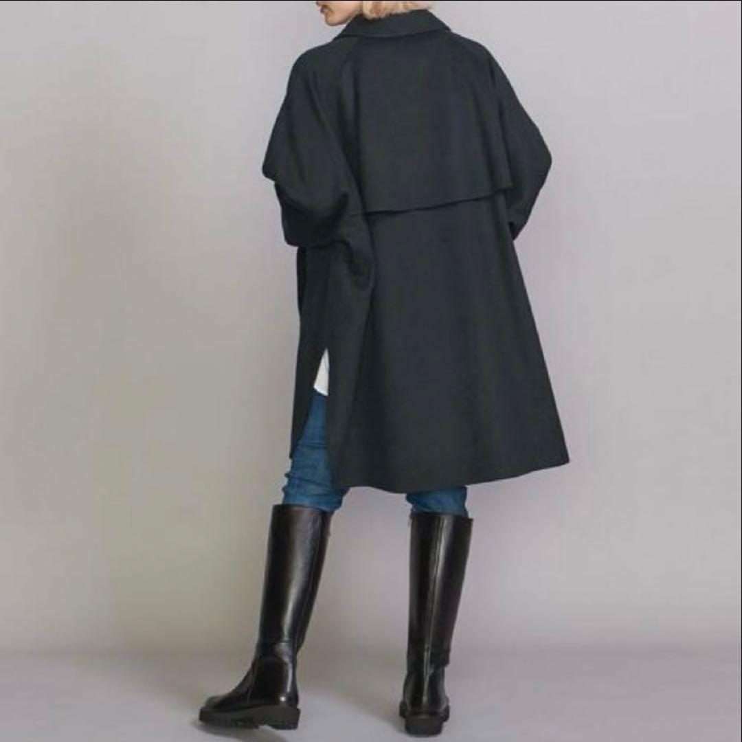 美品　ビューティアンドユース BY リバーポンチョコート　近年モデル　S