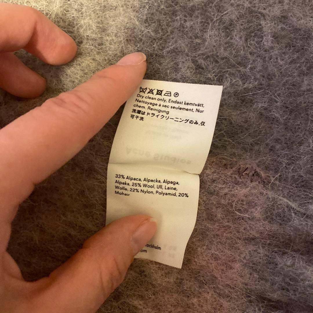 【美品】Acne Studios チェックスカーフ マフラー