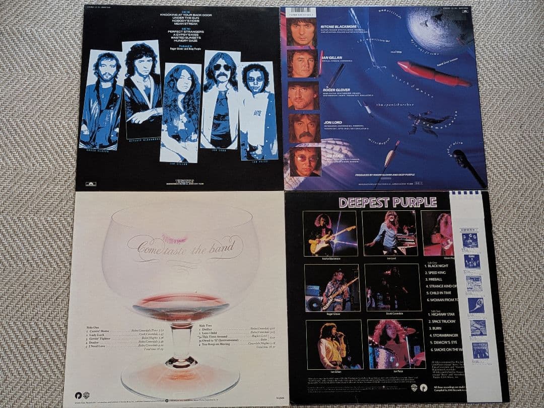 DEEP PURPLE/LPレコード16枚＋EPレコード1枚まとめセット