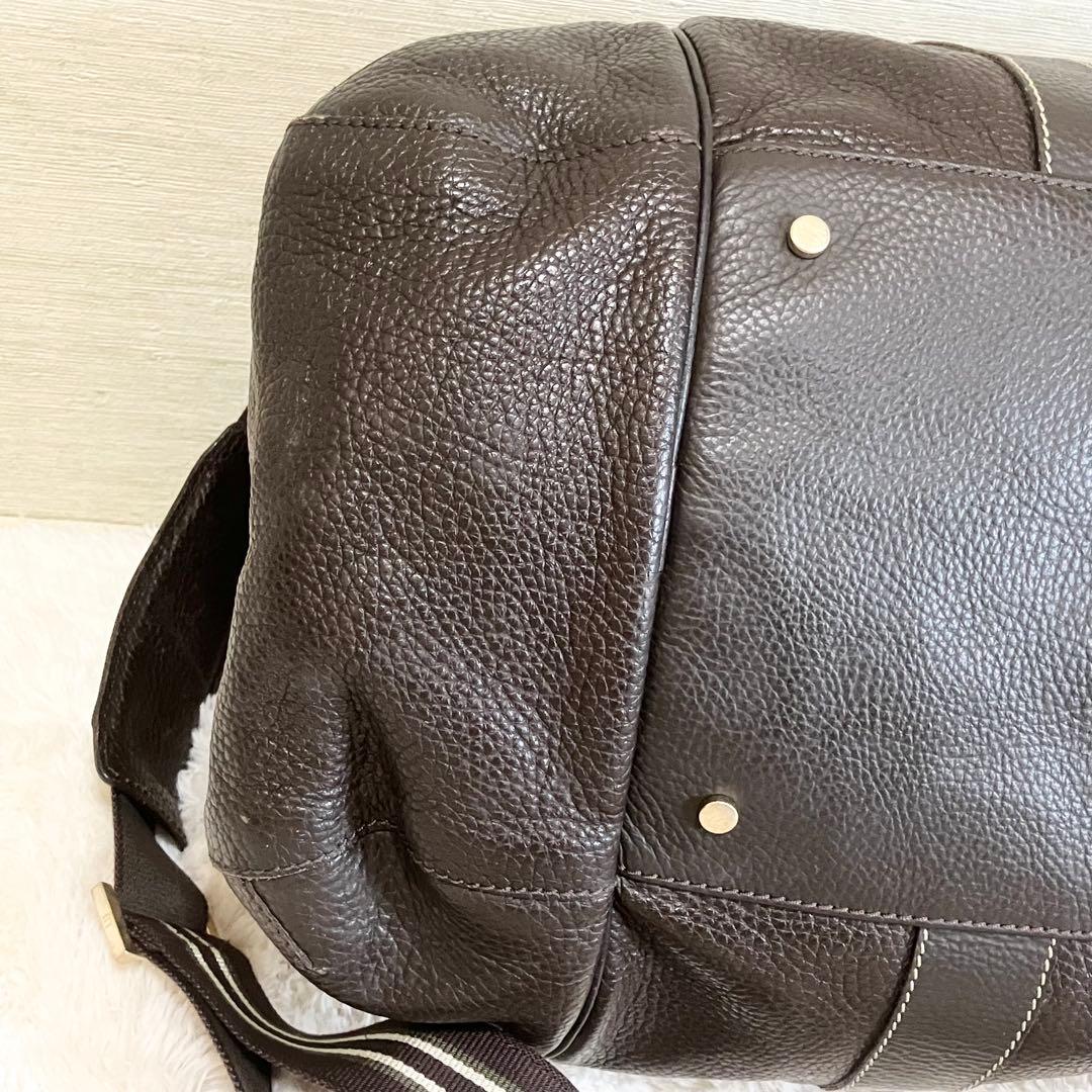 dunhill ボストンバッグ　2way エンサイン　レザー　濃茶