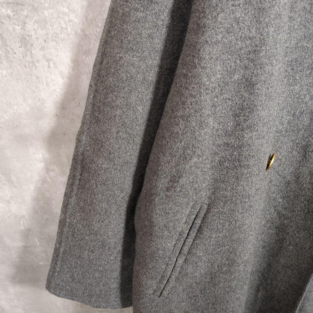 【80~90s】BURBERRY Woolカシミヤ混コート ノバチェック金ボタン