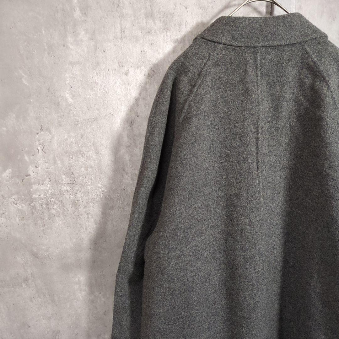 【80~90s】BURBERRY Woolカシミヤ混コート ノバチェック金ボタン