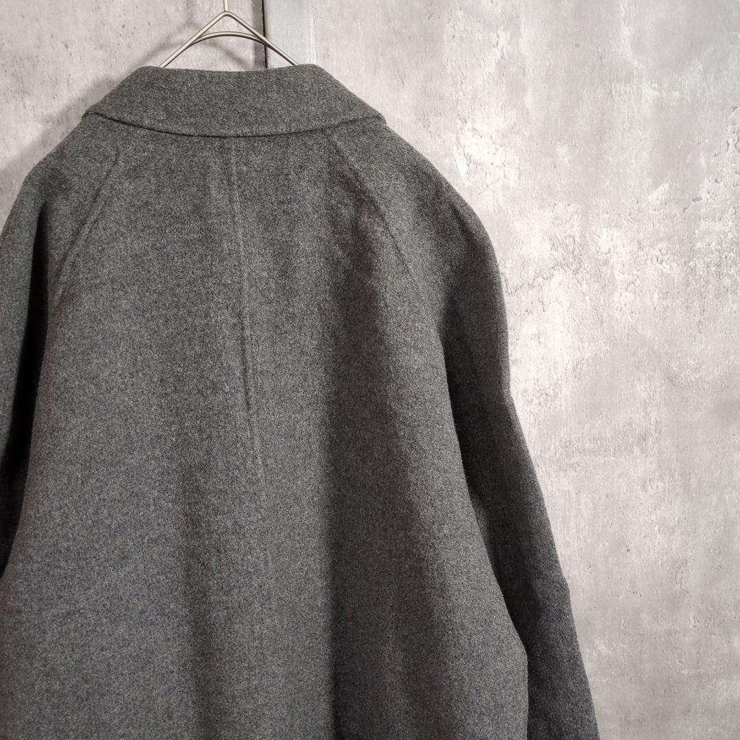 【80~90s】BURBERRY Woolカシミヤ混コート ノバチェック金ボタン