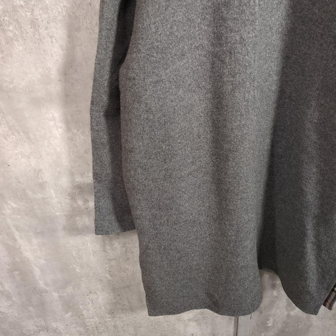 【80~90s】BURBERRY Woolカシミヤ混コート ノバチェック金ボタン