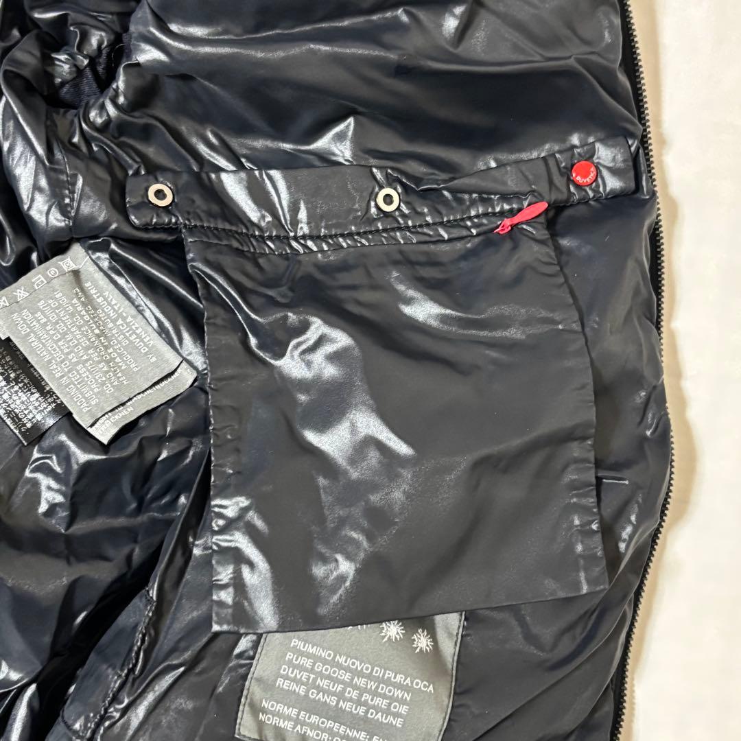 DUVETICA・ダウンベスト フルジップ 40 細身 （S〜M相当） 濃紺