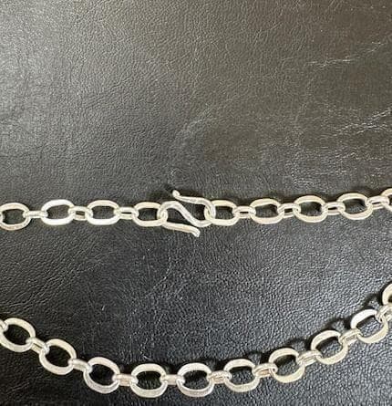 シルバーチェーンネックレス 40cm カレンシルバー タイシルバー エスニック