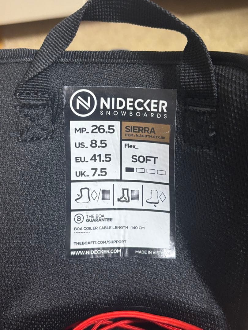 Nidecker SIERRA スノーボードブーツ US8.5